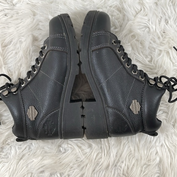 HARLEY DAVIDSON WOMEN'S TYLER MOTORCYCLE BOOTS ROUND TOE LEATHER - Picture 10 of 16